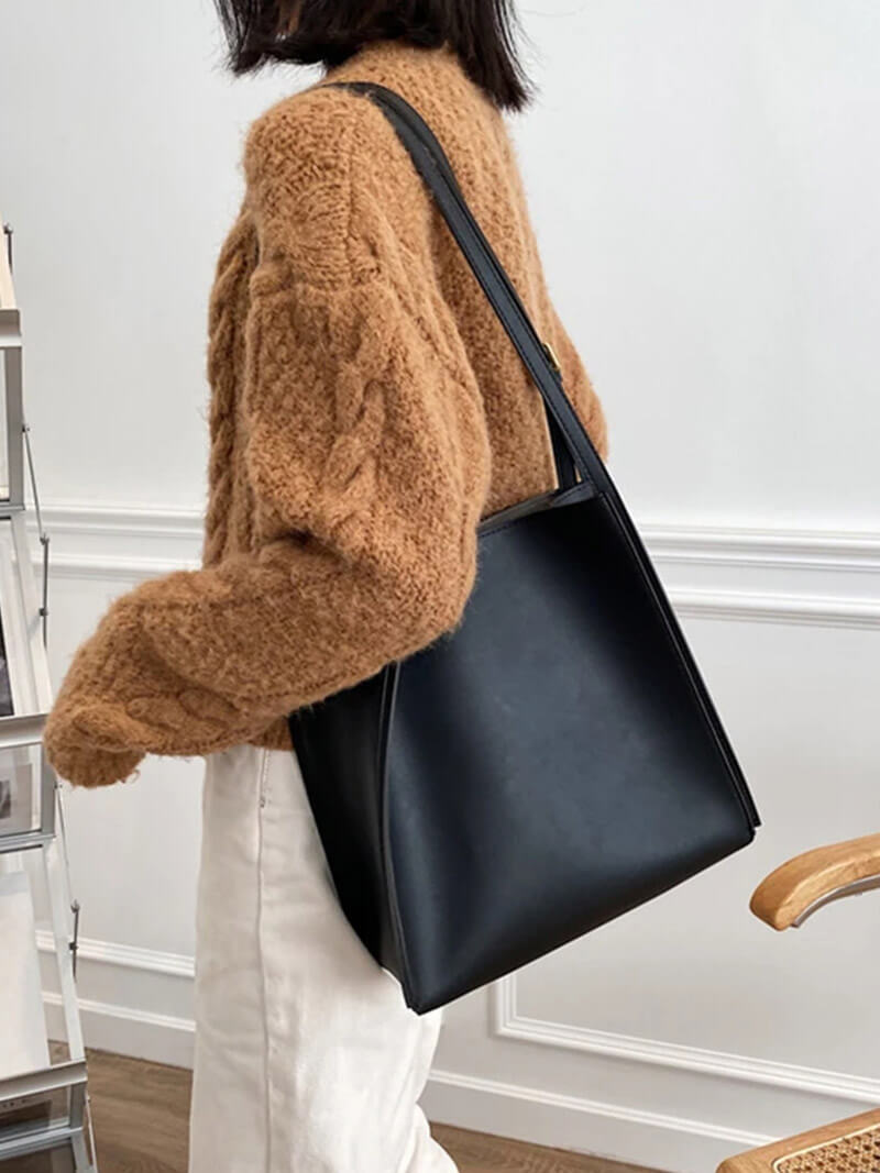 Sac École Élégant en Cuir Synthétique