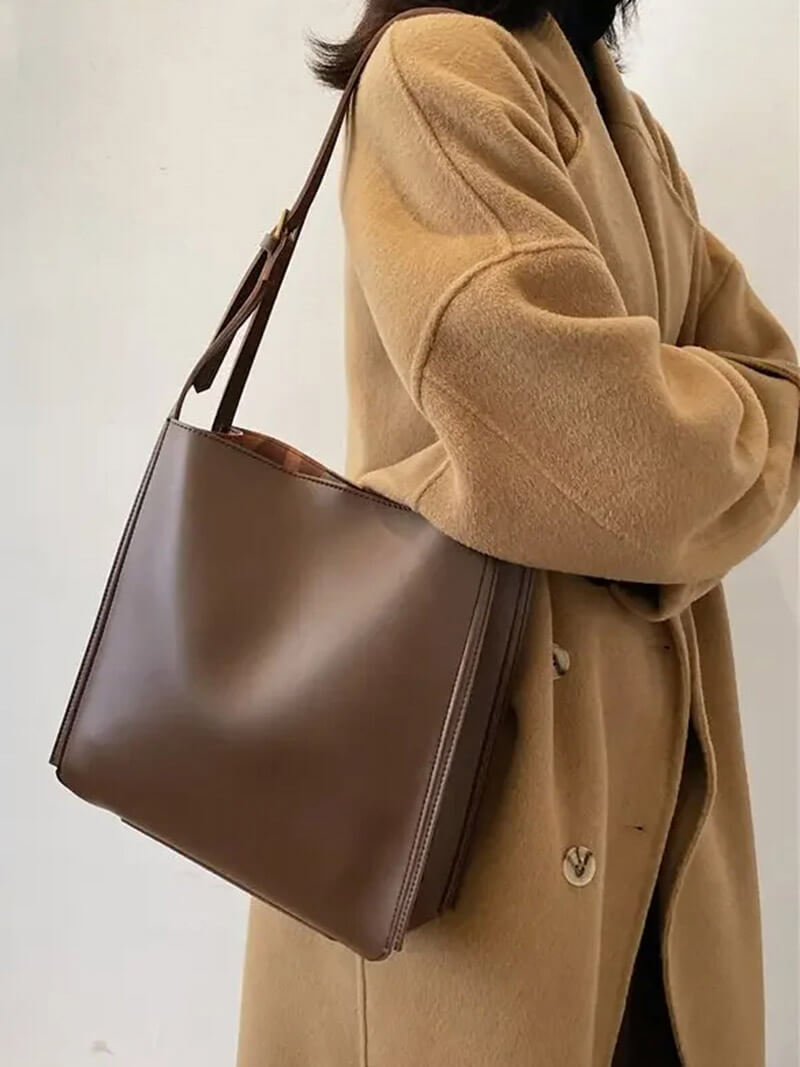 Sac École Élégant en Cuir Synthétique