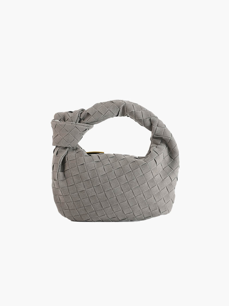 Sac à Main Mini en Cuir Souple Tressé