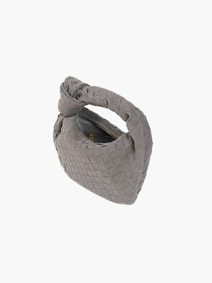 Sac à Main Mini en Cuir Souple Tressé
