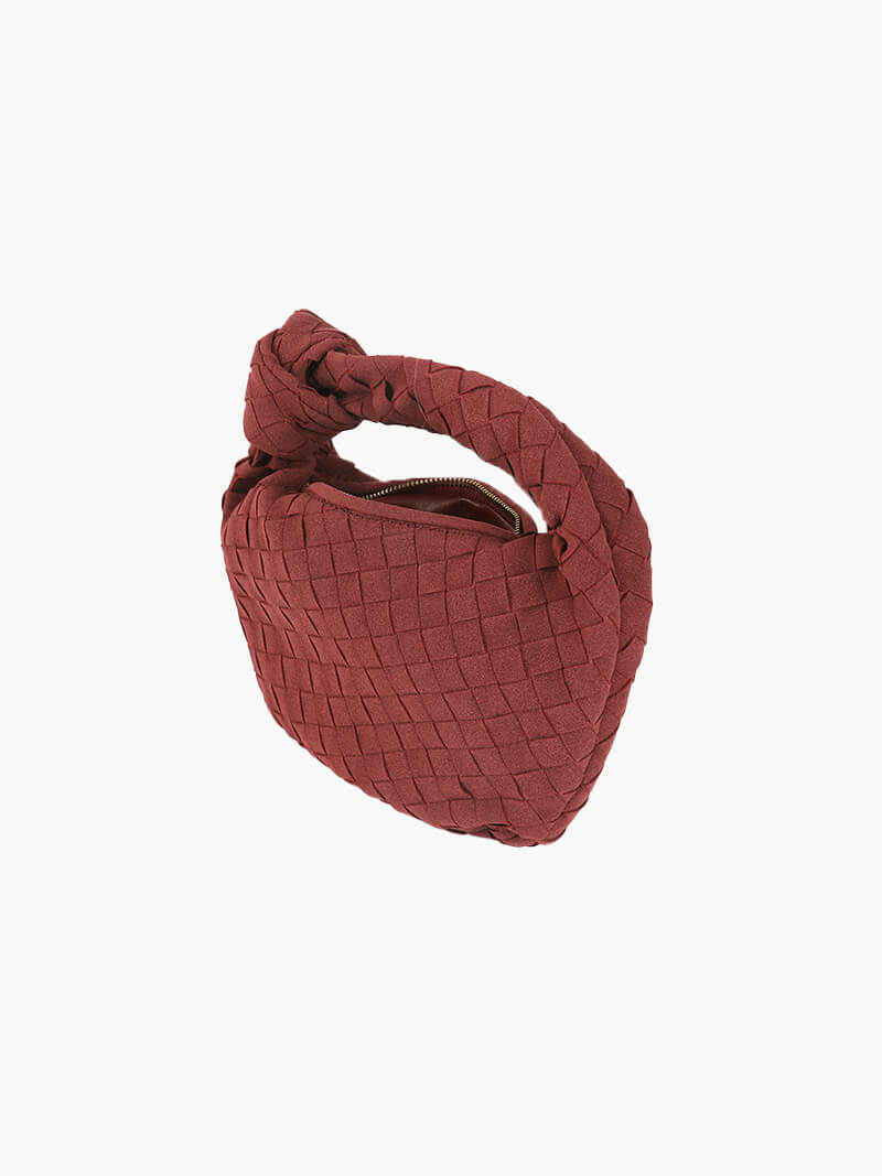 Sac à Main Mini en Cuir Souple Tressé