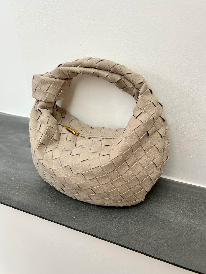 Sac à Main Mini en Cuir Souple Tressé