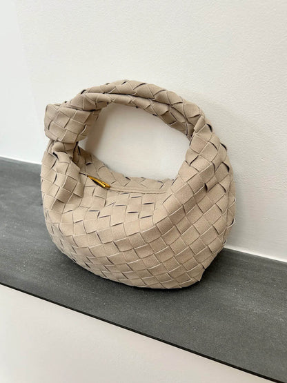 Sac à Main Mini en Cuir Souple Tressé