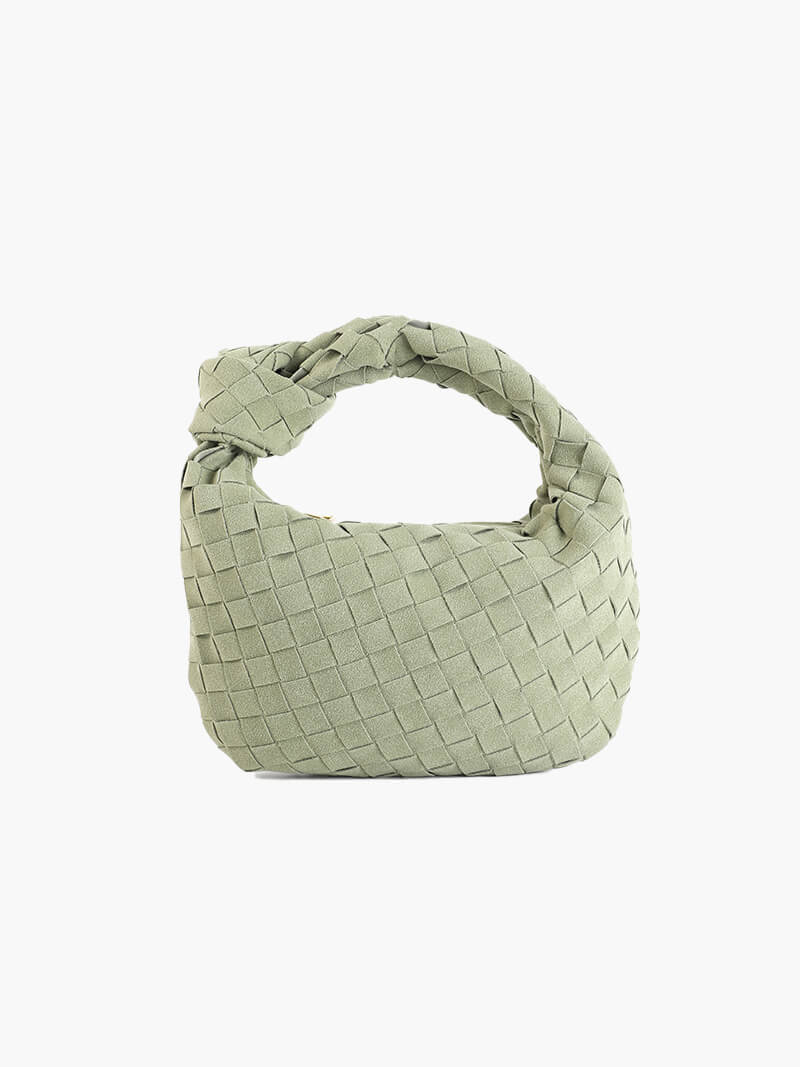 Sac à Main Mini en Cuir Souple Tressé