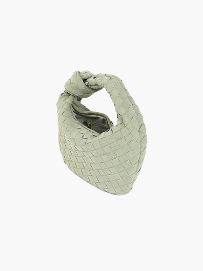 Sac à Main Mini en Cuir Souple Tressé