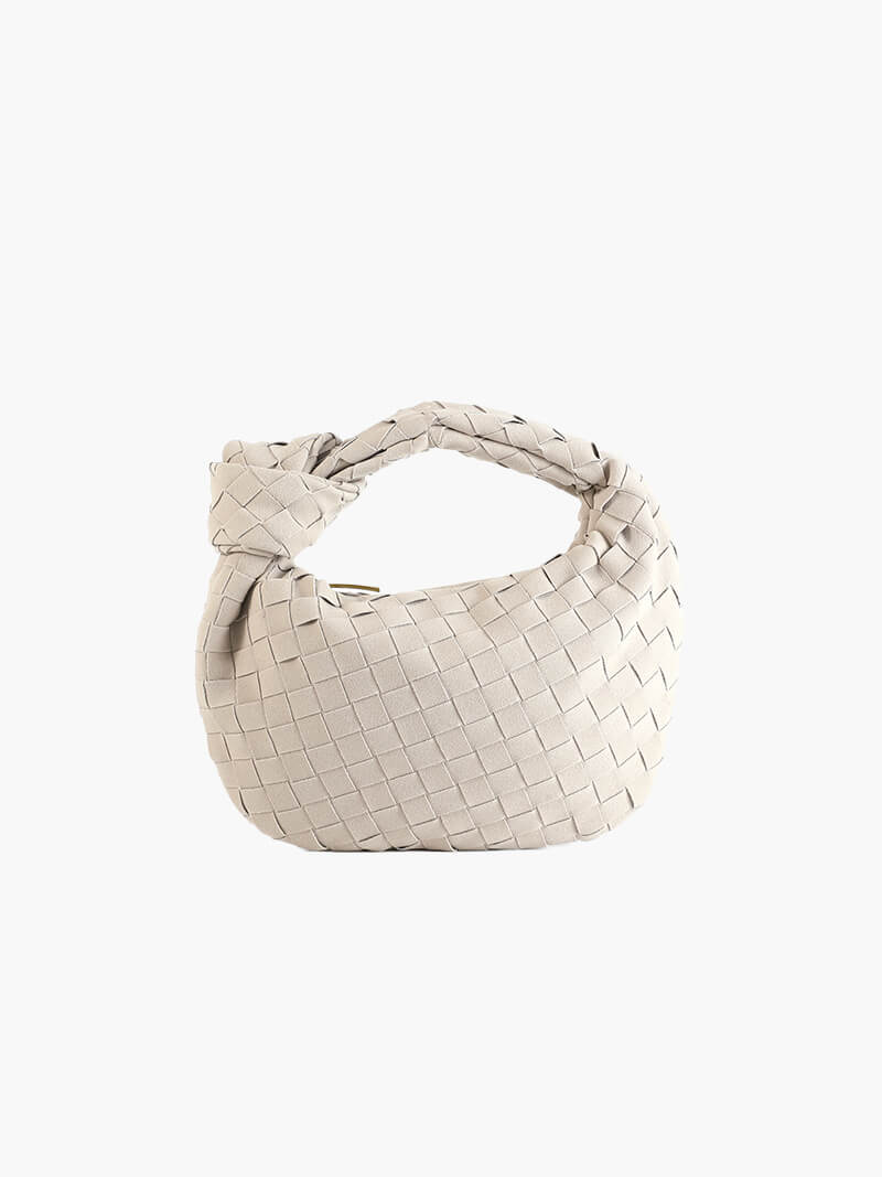 Sac à Main Mini en Cuir Souple Tressé