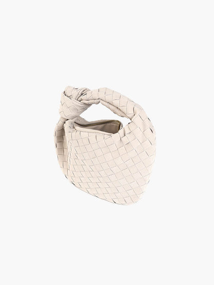 Sac à Main Mini en Cuir Souple Tressé