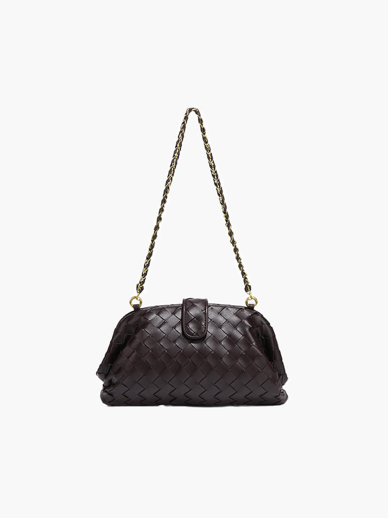 Sac Tressé Femme à Chaînes de Portage