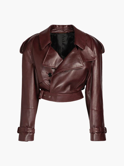 Veste femme chic avec manches longues et col montant