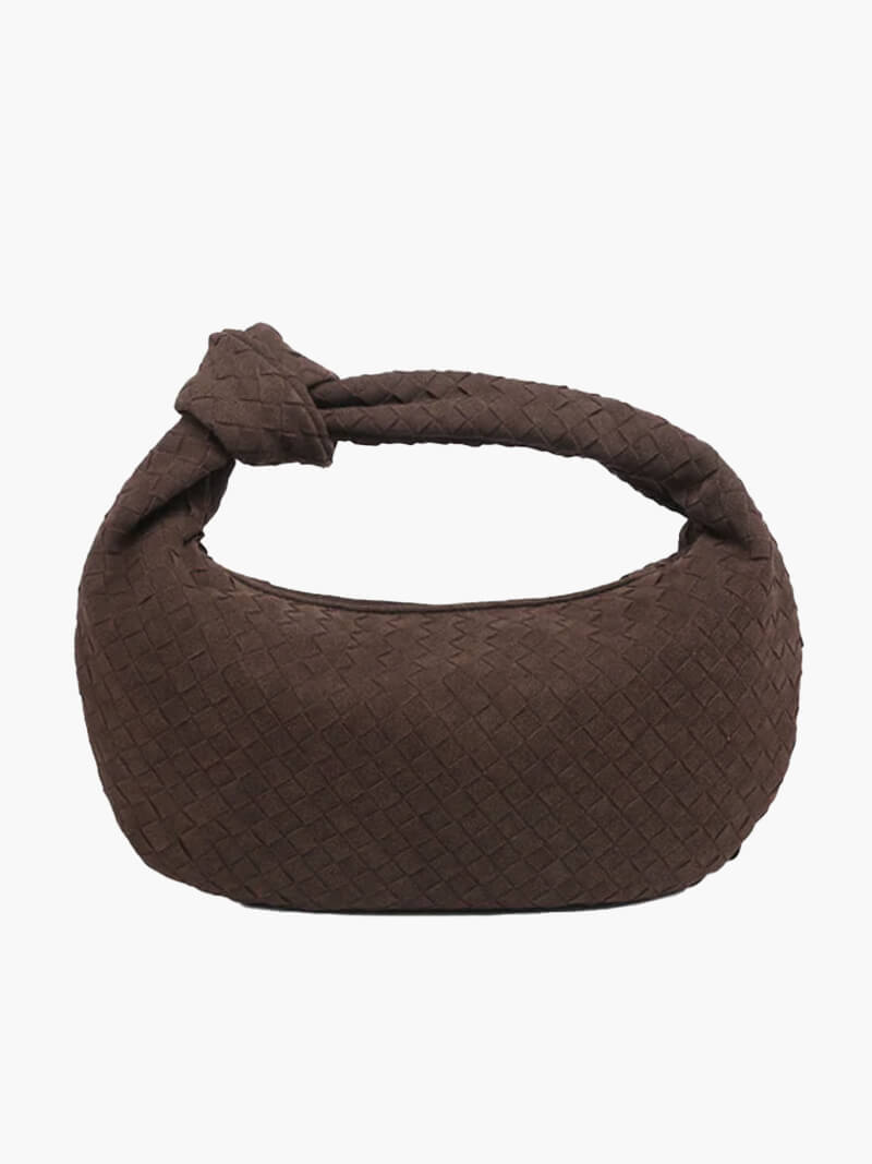 Sac Hobo Tressé avec Détail Nœud - Chic et Authentique