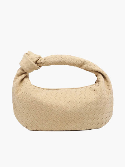 Sac Hobo Tressé avec Détail Nœud - Chic et Authentique