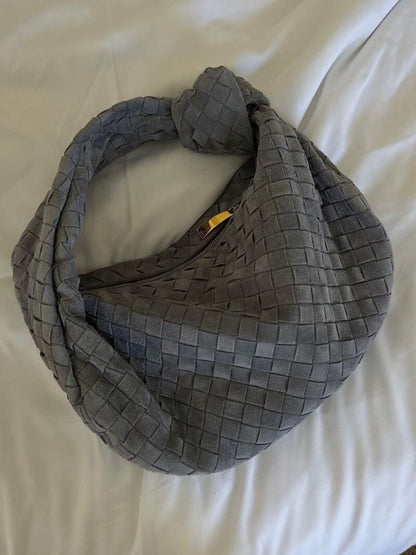 Sac Hobo Tressé avec Détail Nœud - Chic et Authentique