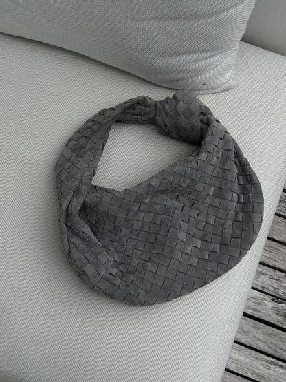 Sac Hobo Tressé avec Détail Nœud - Chic et Authentique