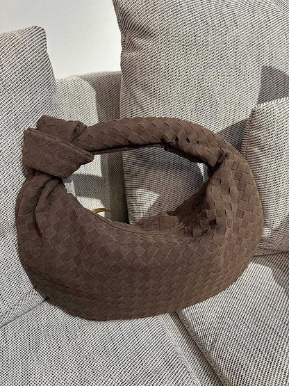 Sac Hobo Tressé avec Détail Nœud - Chic et Authentique