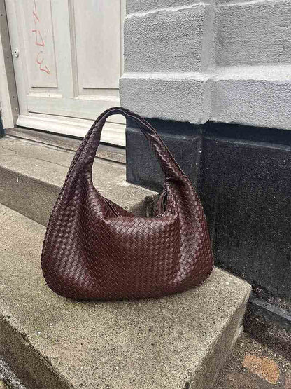 Sac à main tressé grand modèle femme