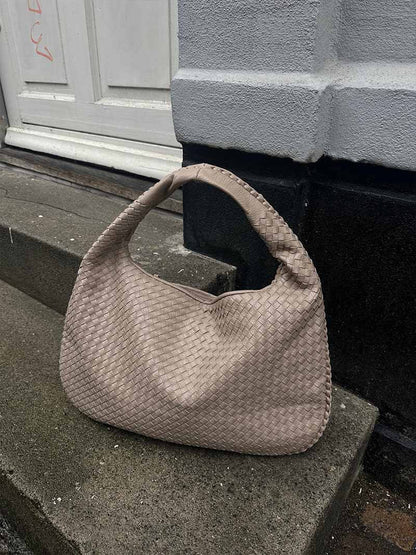 Sac à main tressé grand modèle femme