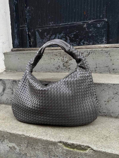 Sac à main tressé grand modèle femme