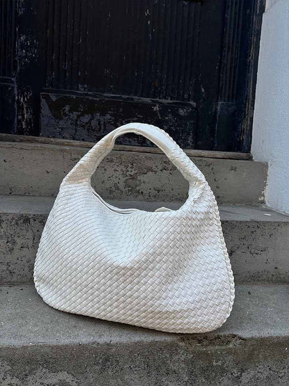 Sac à main tressé grand modèle femme
