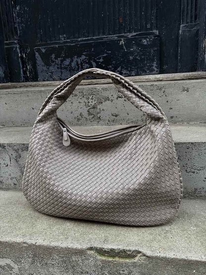 Sac à main tressé grand modèle femme
