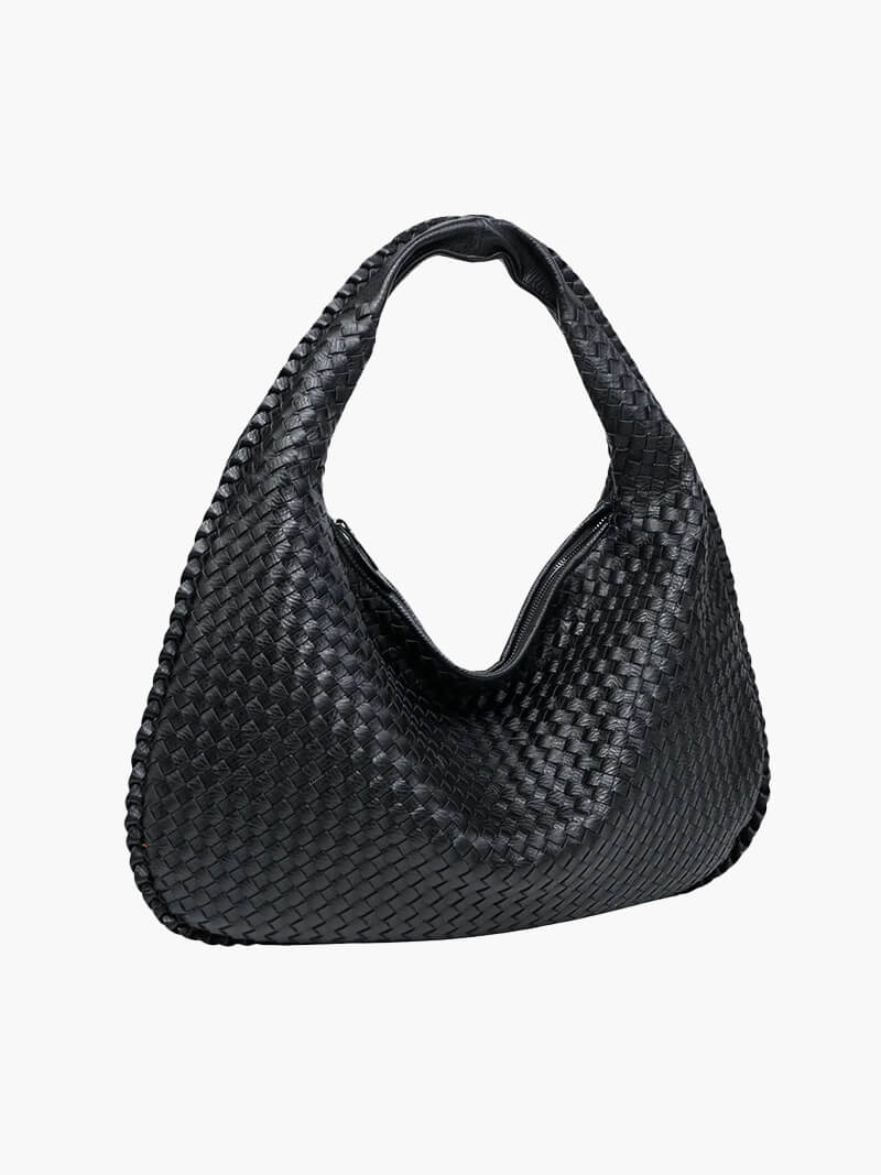 Sac à main tressé grand modèle femme - BerlinGlamour