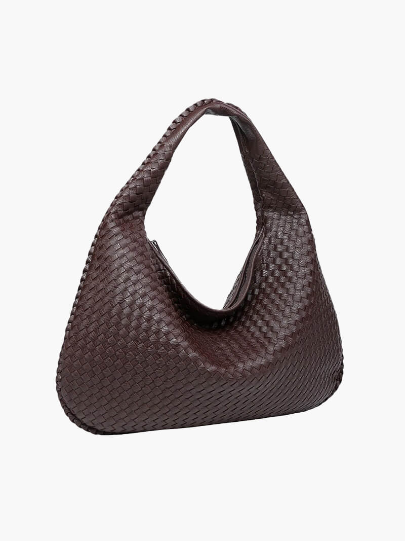 Sac à main tressé grand modèle femme