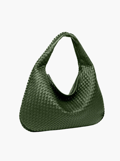 Sac à main tressé grand modèle femme
