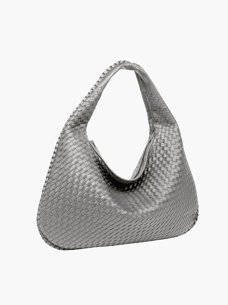 Sac à main tressé grand modèle femme