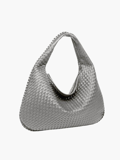 Sac à main tressé grand modèle femme