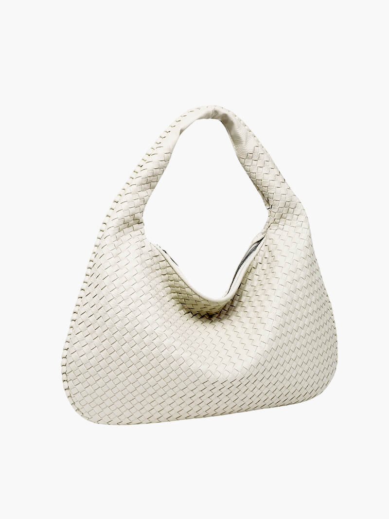 Sac à main tressé grand modèle femme