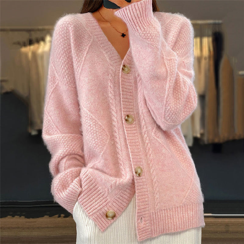Cardigan Femme Très Doux à Manches Longues - BerlinGlamour