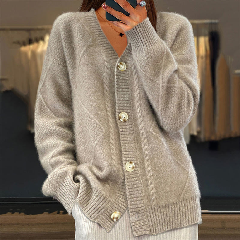 Cardigan Femme Très Doux à Manches Longues