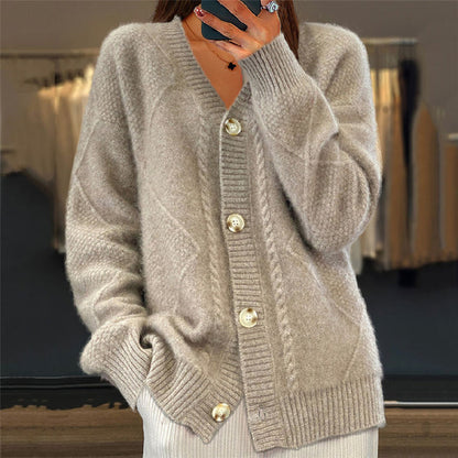 Cardigan Femme Très Doux à Manches Longues