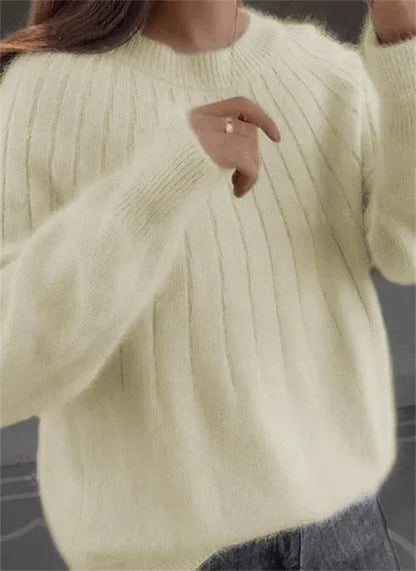 Pull Femme Hiver Tricoté Moderne