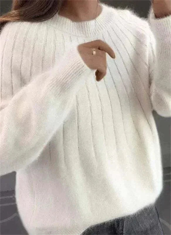 Pull Femme Hiver Tricoté Moderne