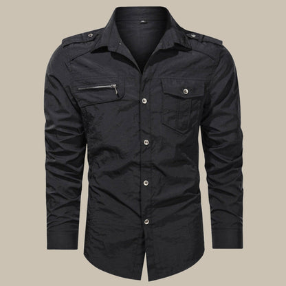 Chemise Cargo Homme Softshell Robuste et Étanche