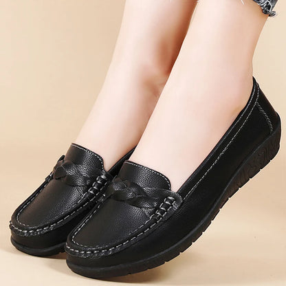 SoftStep™ – Mocassins Femmes Loafers Cuir Confortables et Élégantes