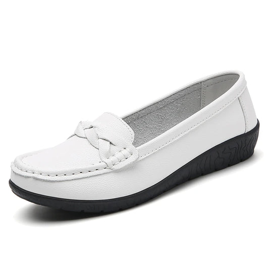 SoftStep™ – Mocassins Femmes Loafers Cuir Confortables et Élégantes