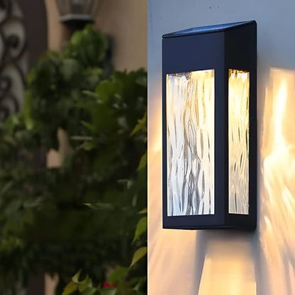 SolarGlow™ – Applique Murale Solaire Étanche avec Détection Automatique