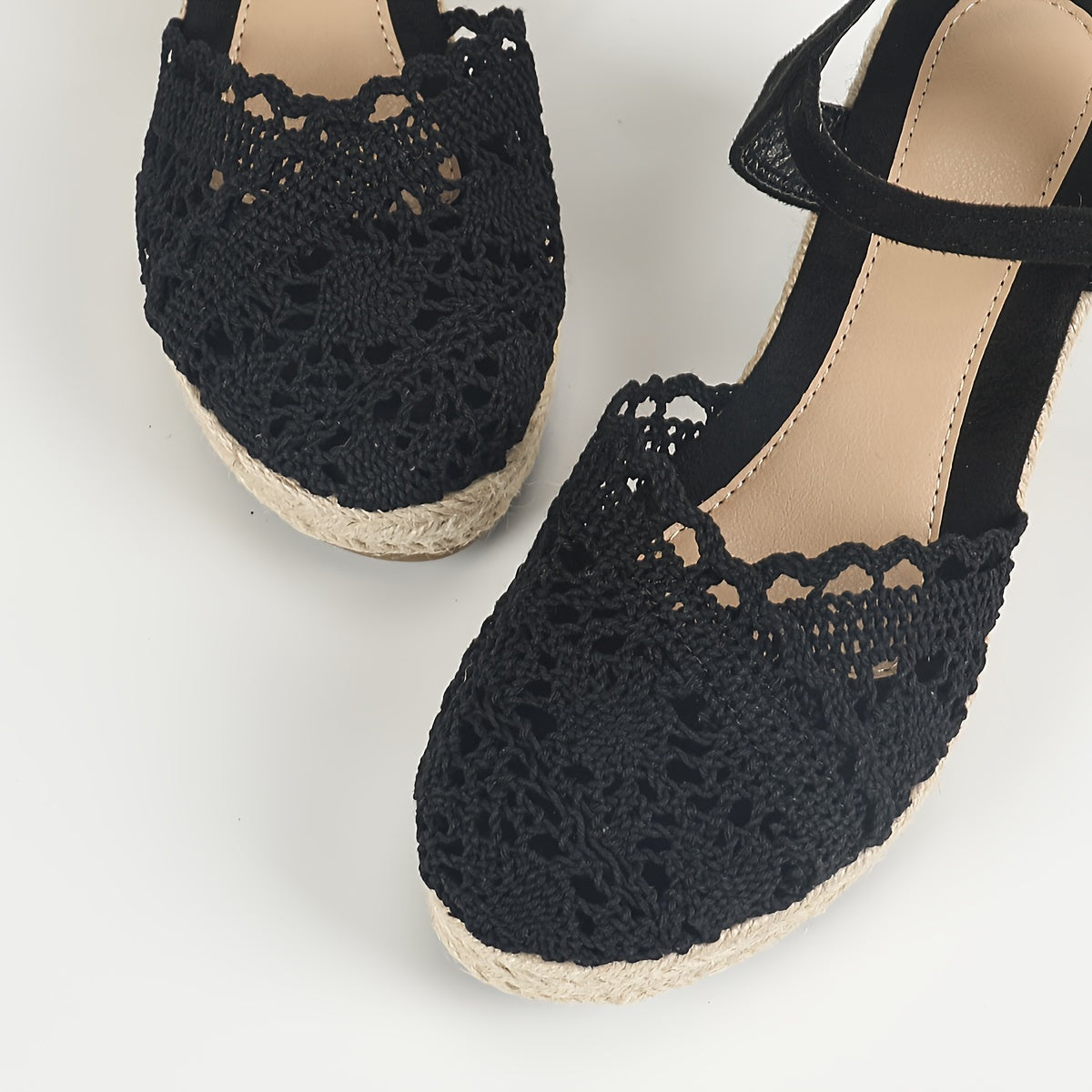 Solarae™ – Sandales Compensées Femme Chic et Confortable à Bout Fermé Été