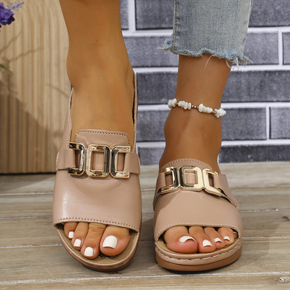 Sandales Femme Confort Été - Tongs en Cuir Légères et Élégantes