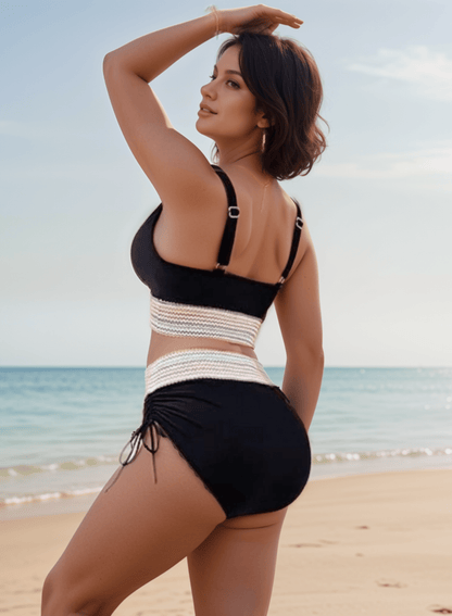 Solena™ – Maillot de Bain Femme 2 Pièces Élégant et Gainant