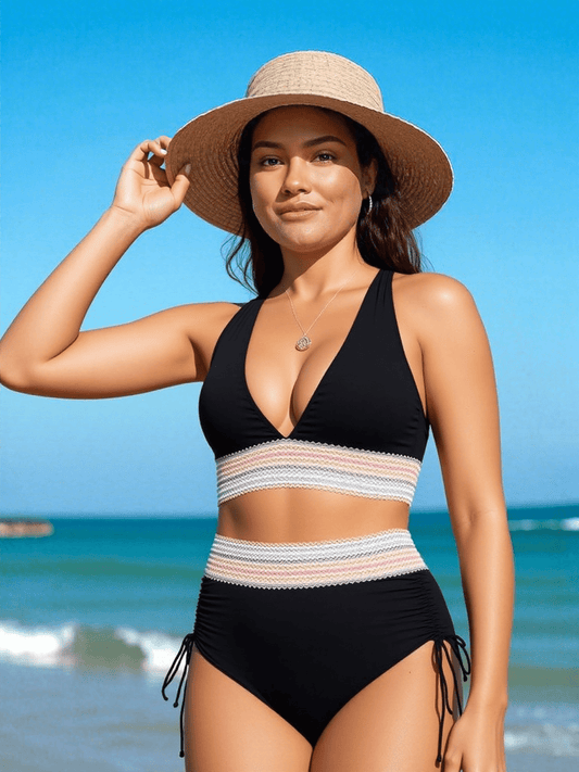 Solena™ – Maillot de Bain Femme 2 Pièces Élégant et Gainant
