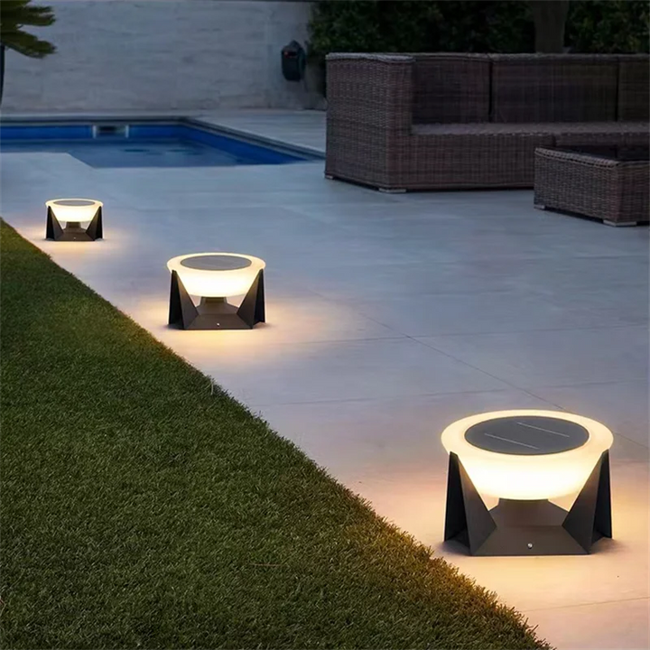 Solenya™ – Lampe d’Extérieur Solaire Design Étanche et Rechargeable USB