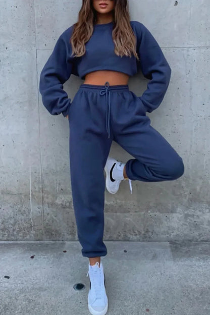 Survêtement Femme 2 Pièces - Sweat Capuche et Pantalon Jogging Doux