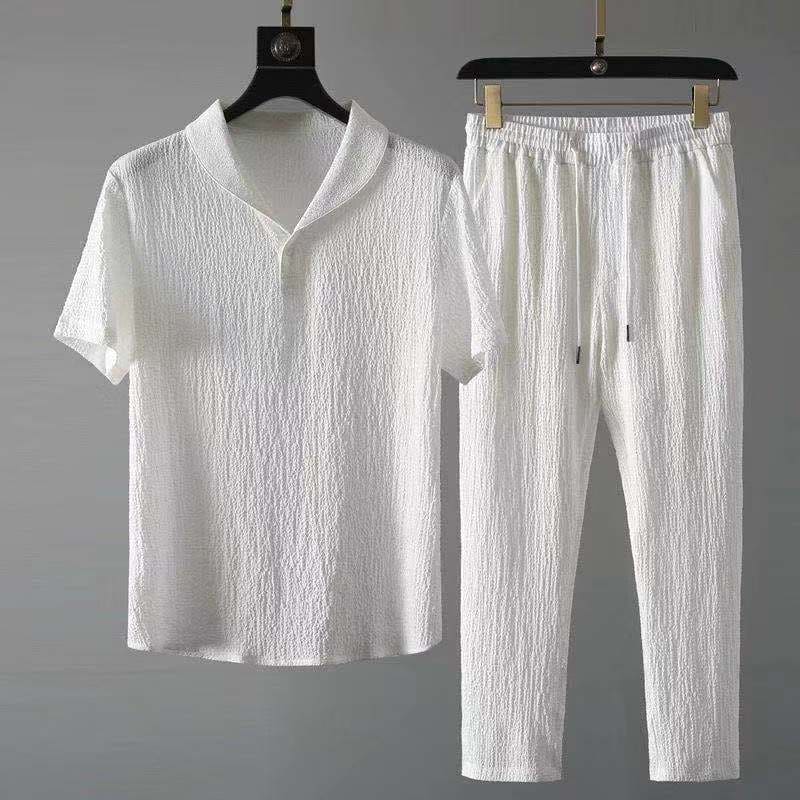Chemise Été Homme Lin Coton Léger et Confortable - PanierRoyale