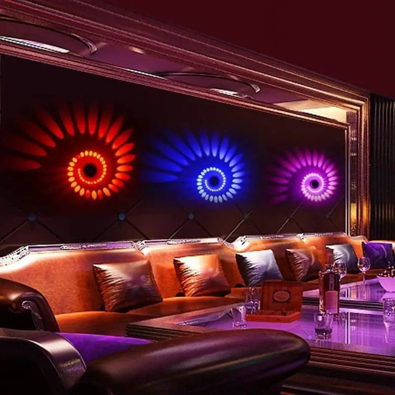 Spiralia™ – Applique Murale LED Multicolore Moderne Design Original