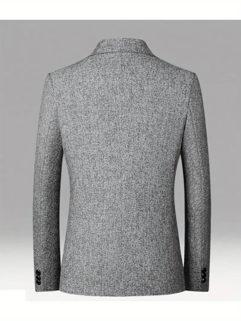 Blazer Slim Homme Printemps Élégant