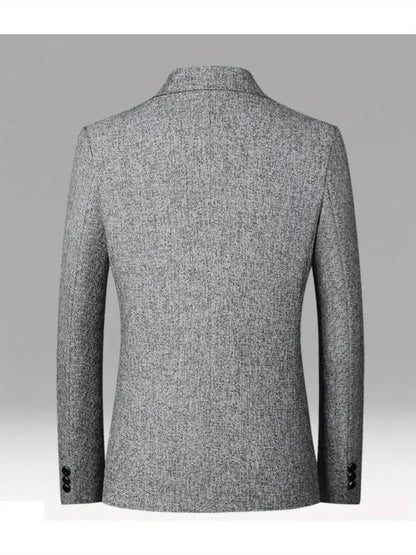 Blazer Slim Homme Printemps Élégant