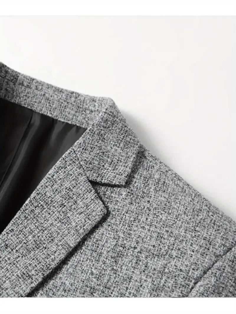 Blazer Slim Homme Printemps Élégant