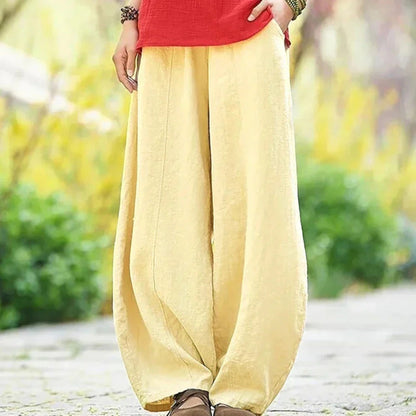 Pantalon Linéaire D'Été Confort Femme